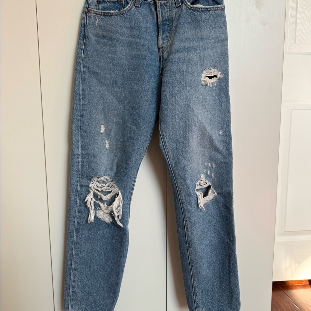 Levi's Classic Ripped Denim Jeans